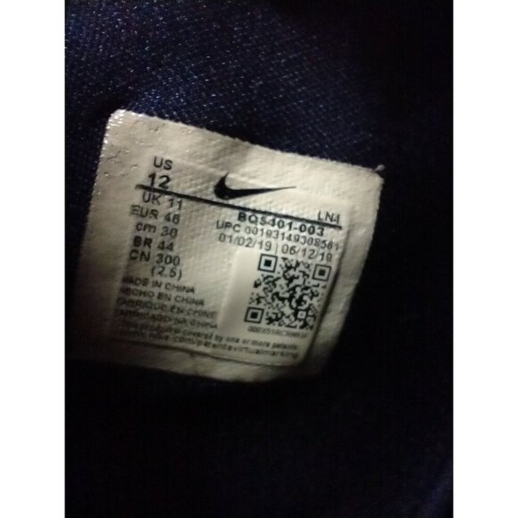 Nike Alphadunk Mens 12 USA L.O.B Dunk of Death Red White Blue Sneakers NO INSOLE - Picture 8 of 12